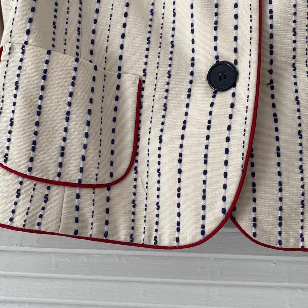 Talbots Collared Three Quarter Length Sleeve Jack… - image 4